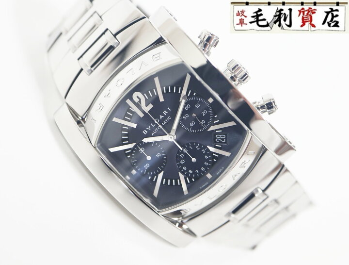楽天市場】ブルガリ BVLGARI アショーマ クロノグラフ AA48SCH 青文字 