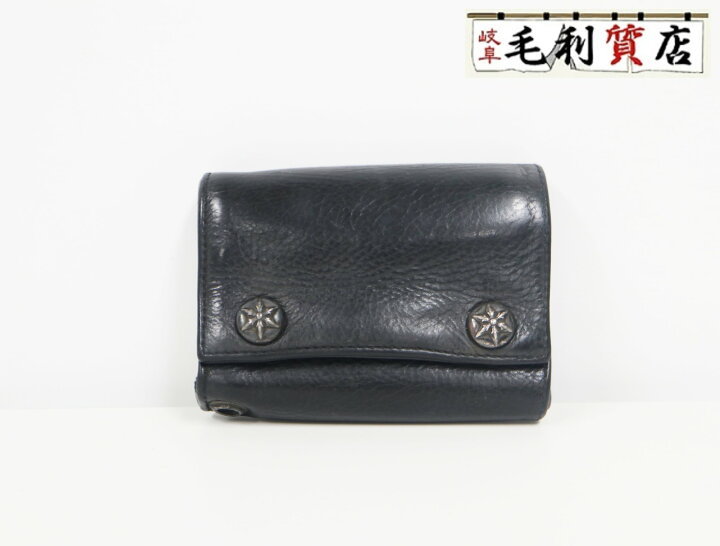 楽天市場】クロムハーツ CHROMEHEARTS 3フォールド スター ブラック 