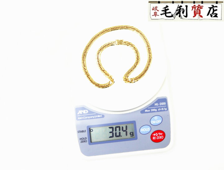 楽天市場】K18 キヘイ 喜平 ネックレス 8面トリプル 30.4g 8メン 