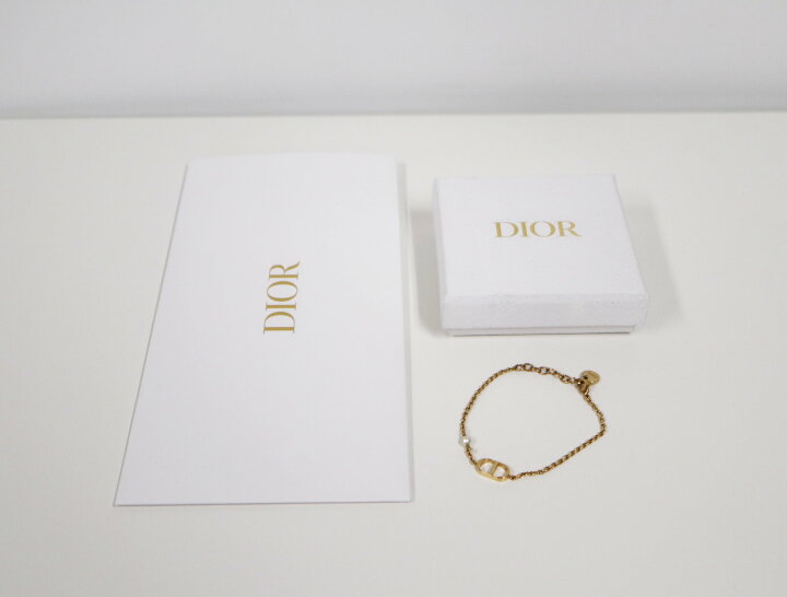 楽天市場】ディオール DIOR Petit CD ロゴ パール ゴールド GPチェーン 