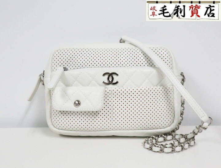 楽天市場】シャネル CHANEL マトラッセ パンチング ラムスキン 