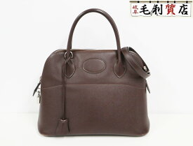 エルメス HERMES ボリード 31 ヴォーエプソン ブラウン ショルダーバッグ □K 2007年 レディース バッグ