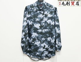 ルイヴィトン LOUIS VUITTON 長袖シャツ サイズXS 20AW RM202M XFU HJS11W モノグラムカモ シルクシャツ 【中古】 シャツ