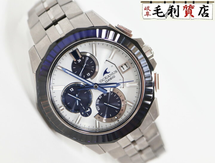 楽天市場】カシオ CASIO OCEANUS オシアナス OCW-S6000PB-7AJR チタン  