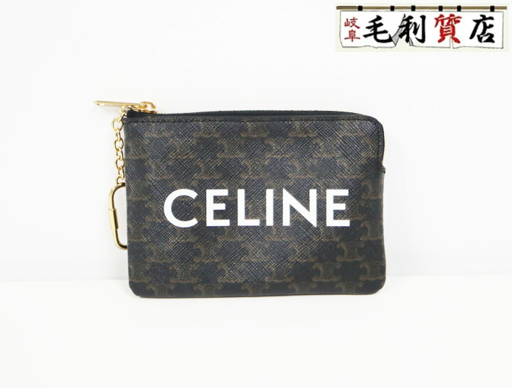 楽天市場】セリーヌ CELINE トリオンフ ロゴ コインパース コイン  
