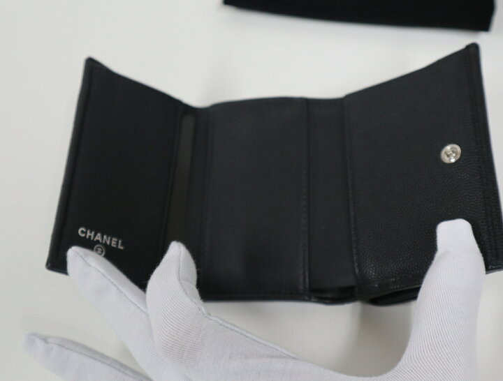 楽天市場】シャネル CHANEL ボーイシャネル 三つ折り財布 A84432 