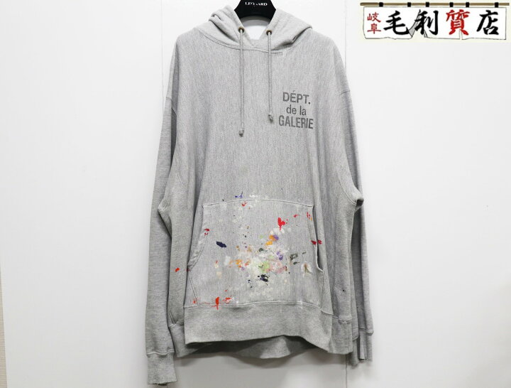 楽天市場】ギャラリーデプト GALLERY DEPT. LOGO PAINT HOODIE サイズL 