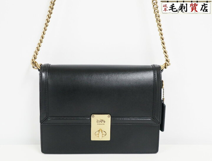 楽天市場】コーチ COACH ハットン レザー ブラック 88342 ショルダー 