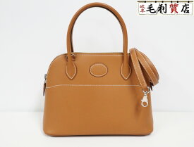 エルメス HERMES ボリード 27 ヴォーシャモニー ナチュラル □H刻印 2004年製 シルバー金具 美品 【中古】 2WAYバッグ