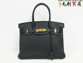 エルメス HERMES バーキン 30 トゴ ブラック C刻印 2018年製 ゴールド金具 美品 【中古】 バッグ ハンドバッグ