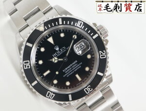 �����b�N�X ROLEX �T�u�}���[�i 16610 T�� �X�e�����X �g���`�E�� �u���b�N �������� �����Y ���v