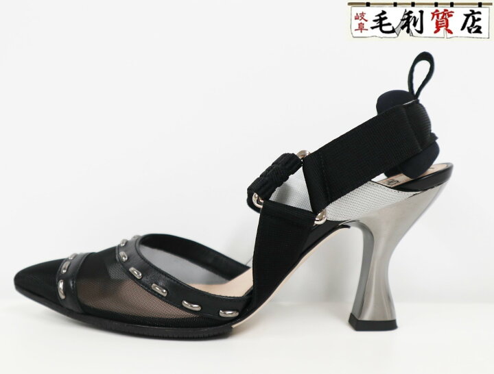 楽天市場】美品!!FENDI フェンディ コリブリ ブラック メッシュ 