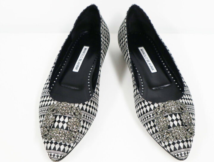 楽天市場】MANOLO BLAHNIK マノロブラニク ハンギシ パンプス 37 