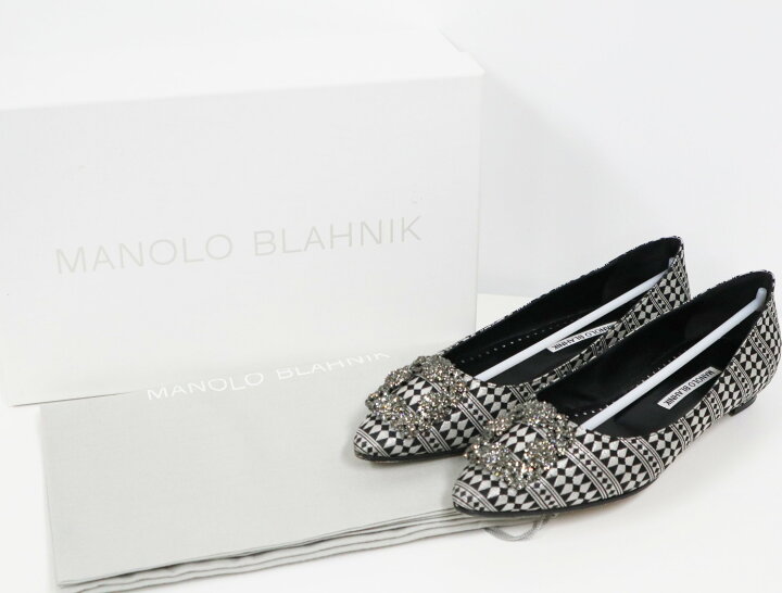 楽天市場】MANOLO BLAHNIK マノロブラニク ハンギシ パンプス 37 