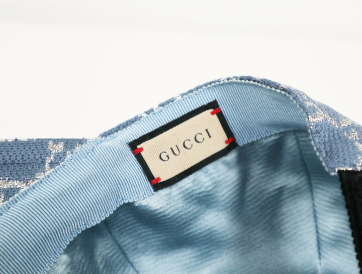 楽天市場】GUCCI グッチ GGラメ ベースボールキャップ 631953 3HK75  