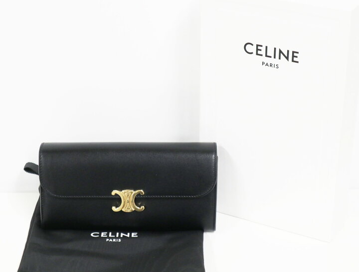 楽天市場】セリーヌ CELINE ラージウォレット トリオンフ 10E313DPV 