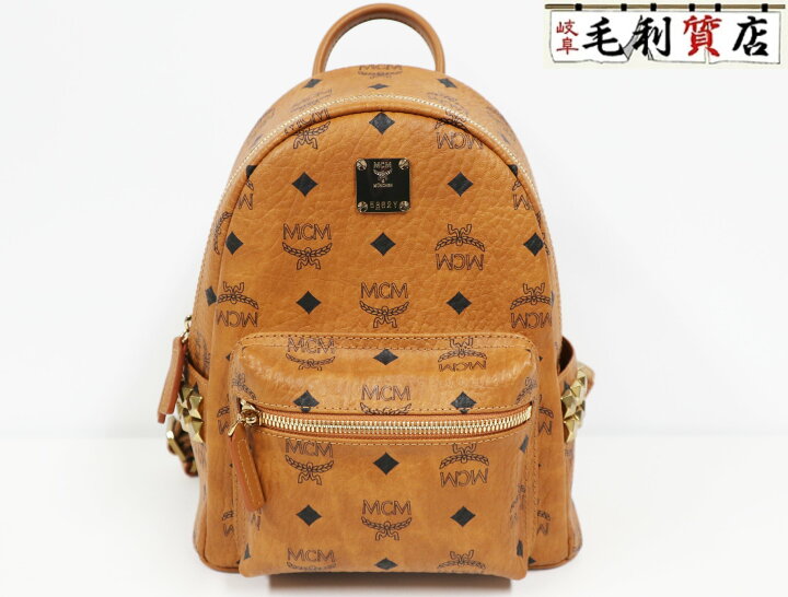 楽天市場】エムシーエム MCM ミニ Stark サイドスタッズ バックパック  
