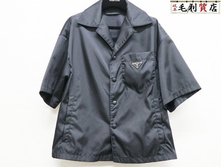 楽天市場】プラダ PRADA トライアングルロゴ ポリアミド ナイロン 半袖  