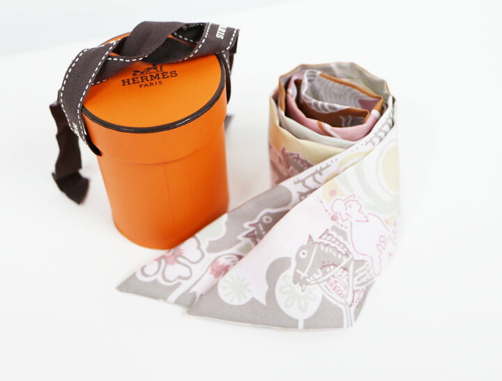 楽天市場】エルメス HERMES ツイリー スカーフ ビンガタ シルク100 