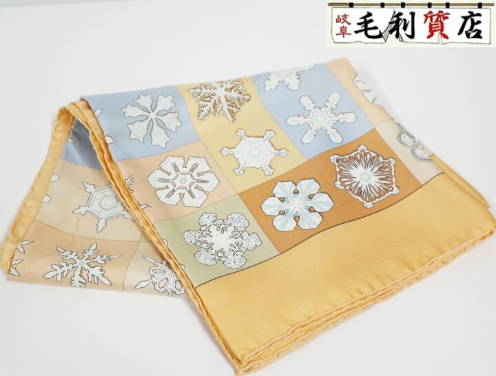 楽天市場】エルメス HERMES カレ90 雪の結晶 FEUX DE L