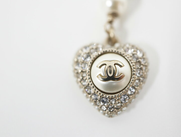 楽天市場】シャネル CHANEL ピアス ココマーク ハート GP フェイク 