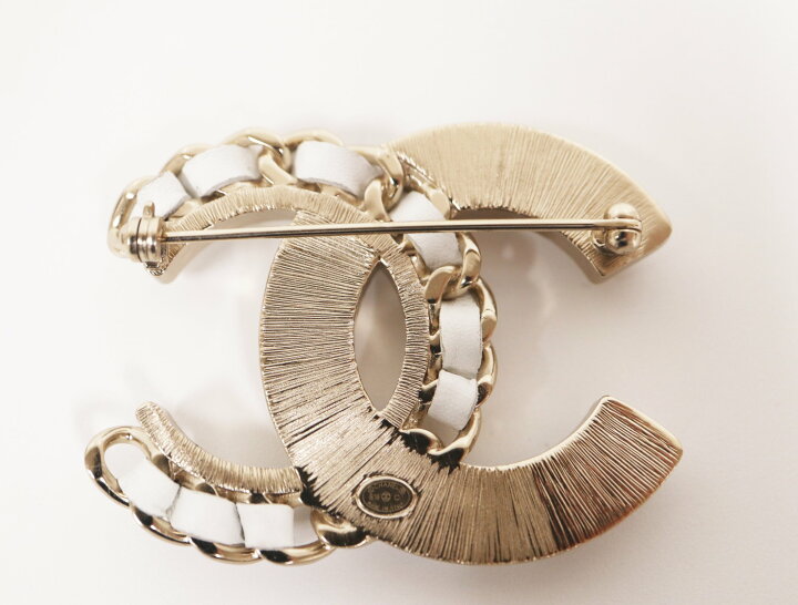 楽天市場】シャネル CHANEL B19C ココマーク ブローチ ラインストーン  