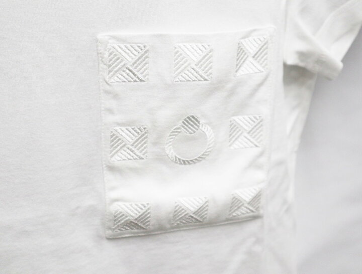 楽天市場】エルメス HERMES 刺繡ポケット付き クルー・メドール 
