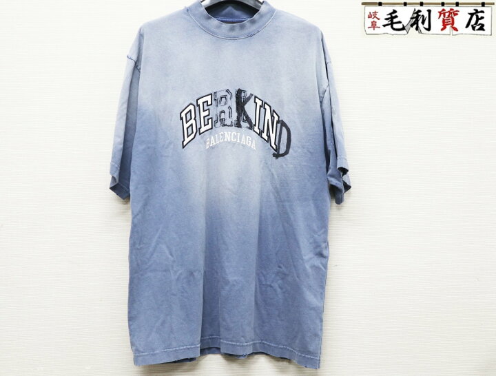 楽天市場】BALENCIAGA バレンシアガ BE KINDプリント Tシャツ 764235 