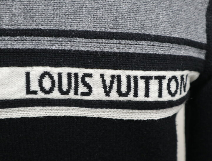 楽天市場】ルイヴィトン LOUIS VUITTON ロゴ カシミヤ 長袖ニット 