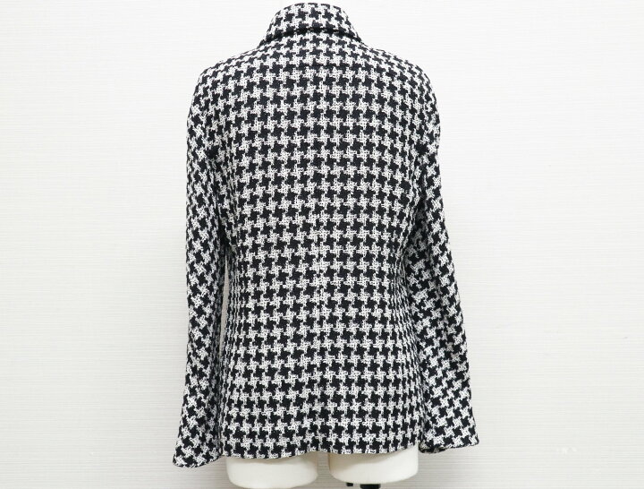 楽天市場】シャネル CHANEL 09P 千鳥格子 シルク ジャケット  