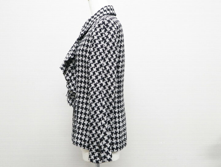 楽天市場】シャネル CHANEL 09P 千鳥格子 シルク ジャケット  