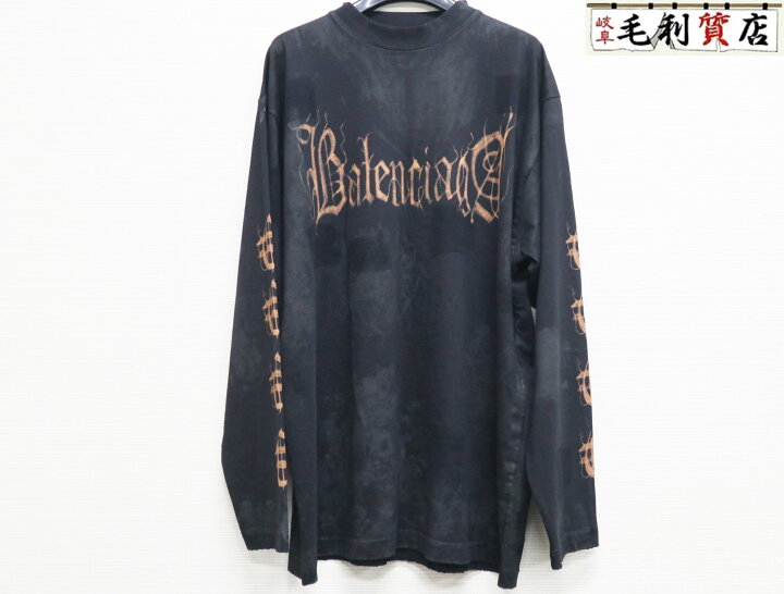 楽天市場】バレンシアガ BALENCIAGA ロングスリーブ オーバーサイズ T 