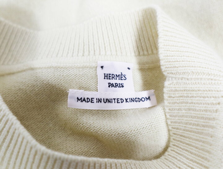 楽天市場】エルメス HERMES ショートスリーブ ニット Hリフト モチーフ  