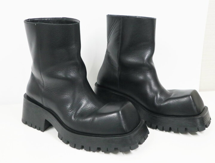 楽天市場】バレンシアガ BALENCIAGA Trooper ブーツ 678414 カーフ 