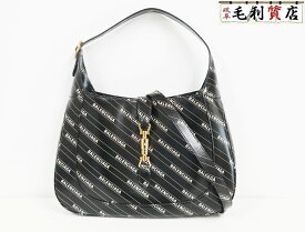 グッチ GUCCI バレンシアガ ザ ハッカー プロジェクト ジャッキー 1961 2way ショルダーバッグ レザー ブラック 636712 美品 【中古】バッグ