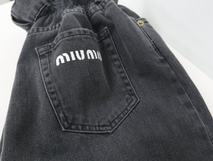 楽天市場】ミュウミュウ MIUMIU デニム パンツ GWP430 10KX AMM1 2021 