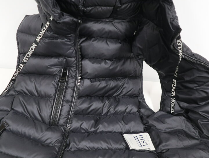楽天市場】モンクレール MONCLER ダウンベスト フード付き 