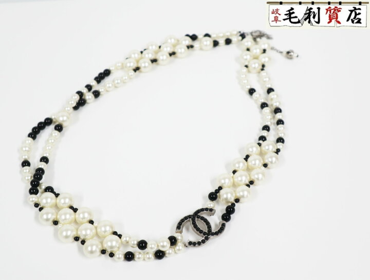 楽天市場】シャネル CHANEL ココマーク ネックレス フェイクパール 