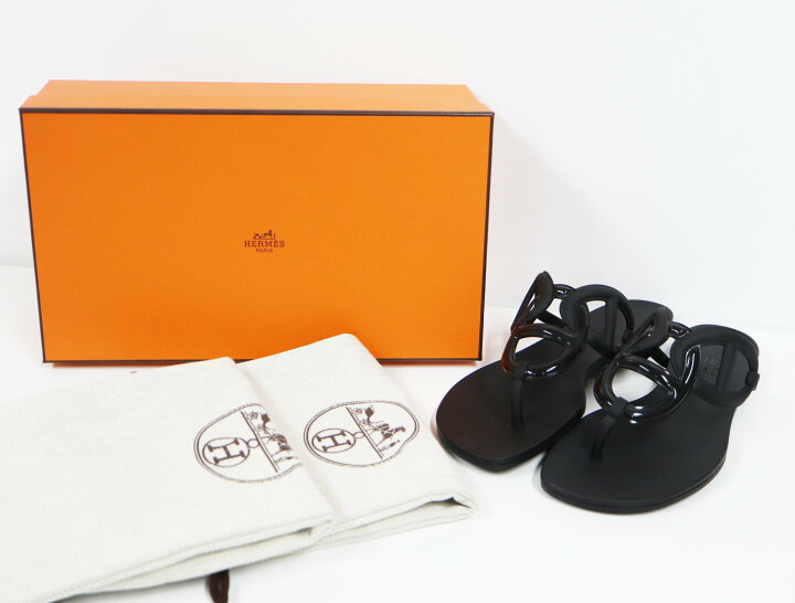 楽天市場】エルメス HERMES エジェリ ラバー サンダル サイズ 37  