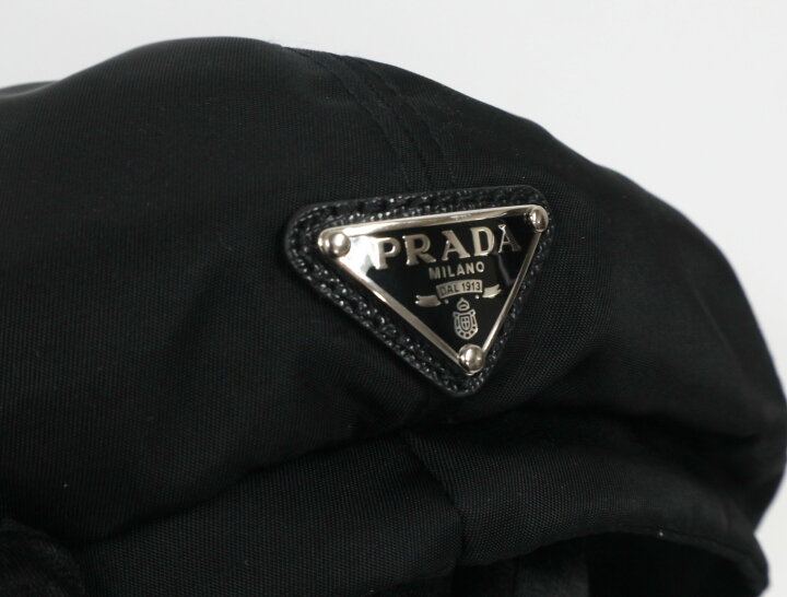 楽天市場】プラダ PRADA Re Nylon ハット キャスケット 三角ロゴ 
