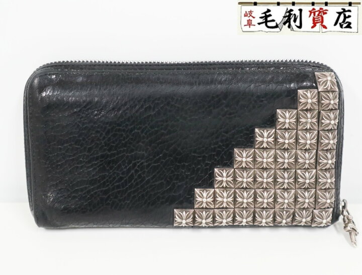 楽天市場】クロムハーツ CHROME HEARTS クラックレザー REC F ZIP 