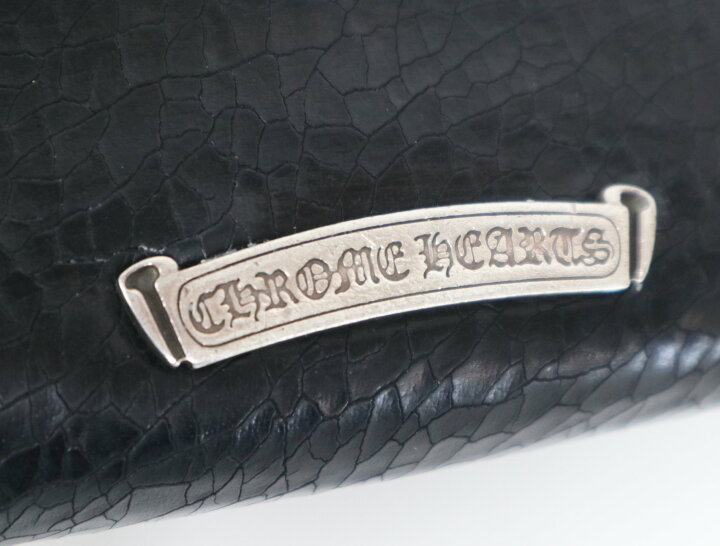 楽天市場】クロムハーツ CHROME HEARTS クラックレザー REC F ZIP 