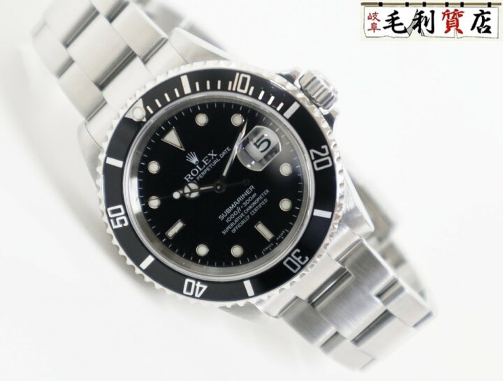 楽天市場】仕上済!!美品!ROLEX ロレックス サブマリーナ 16610 D番 