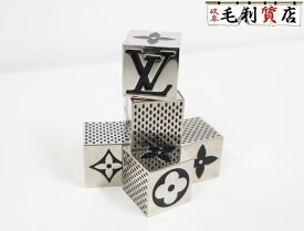 ルイヴィトン LOUIS VUITTON ダイスゲーム ノベルティ 置物 限定品 パラジウムコーティング 【中古】 オブジェ