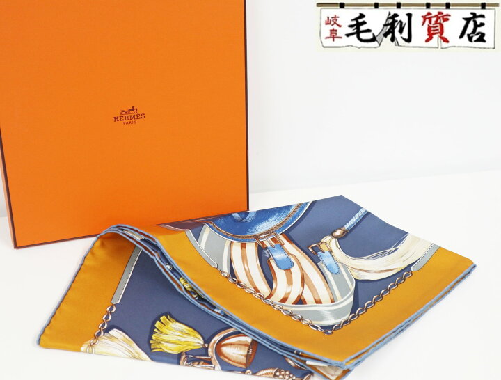 楽天市場】エルメス HERMES カレ90 CAVALCADES 001829S スカーフ 未 