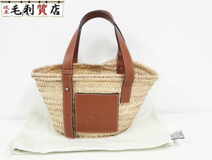 楽天市場】ロエベ LOEWE バスケットバッグ スモール ヤシの葉＆カーフ  