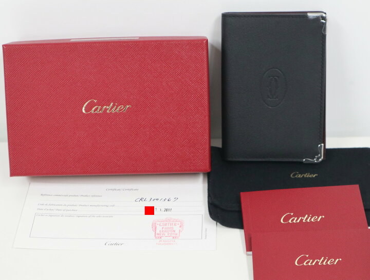 楽天市場】カルティエ Cartier カードケース マスト ドゥ カルティエ 