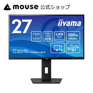 iiyama ProLite XUB2797QSN-B2 27^ IPS WQHD USB Type-C HDMI DisplayPort LAN|[g  px j^[ CC} 3Nۏ T|[g