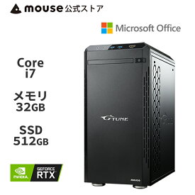 G-Tune HM-B-3060Ti-MA-AP[ Windows 11 ] ゲーミングPC デスクトップ パソコン Core i7-11700F 32GB メモリ 512GB M.2 SSD GeForce RTX 3060 Ti mouse マウスコンピューター PC BTO 新品