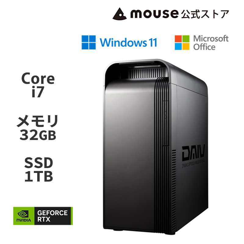 【楽天市場】DAIV FX-I7G60 Core i7-14700KF 32GB メモリ